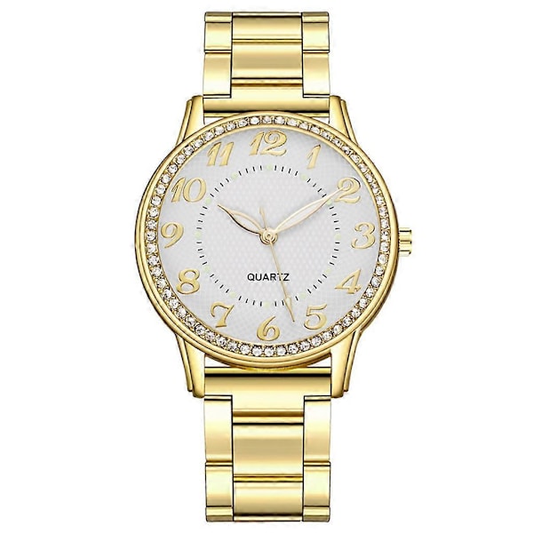 Lyxklockor Kvarts Klocka Rostfritt Stål Urtavla Casual Armbandsur (C)