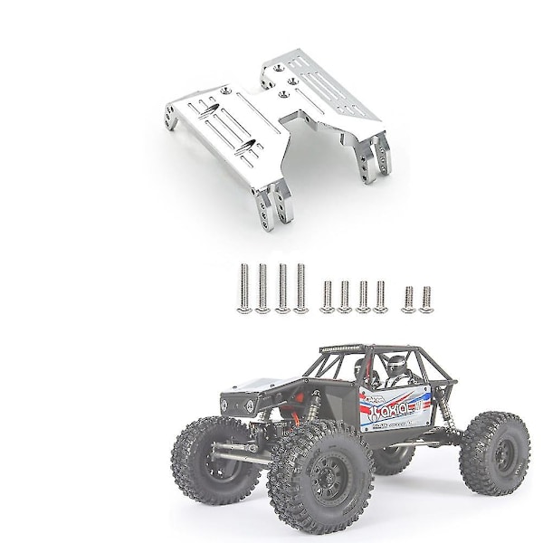 Metal Center Skid Plate Gearbox Mount Axi231005 Til Axial Capra 1.9 UTB 1/10 RC Crawler Bil Opgradering