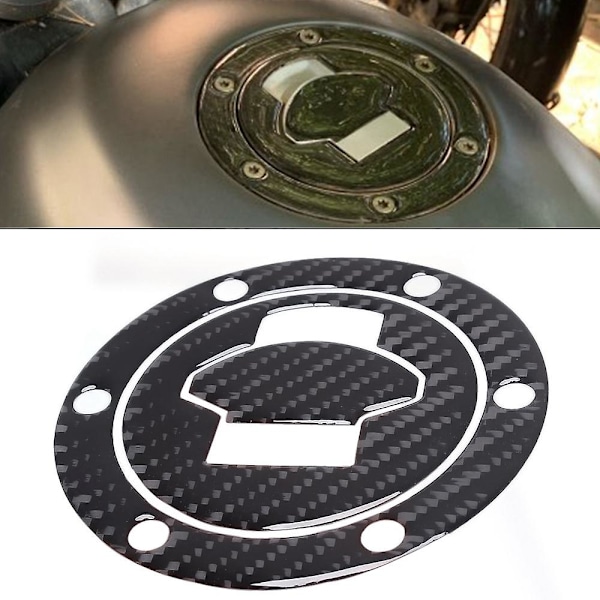 3D Kolfiber Tanklock Tanklock Pad Filler Cover Sticker Dekaler för R1200RT K1200S F650 R1150 R//GT/ A