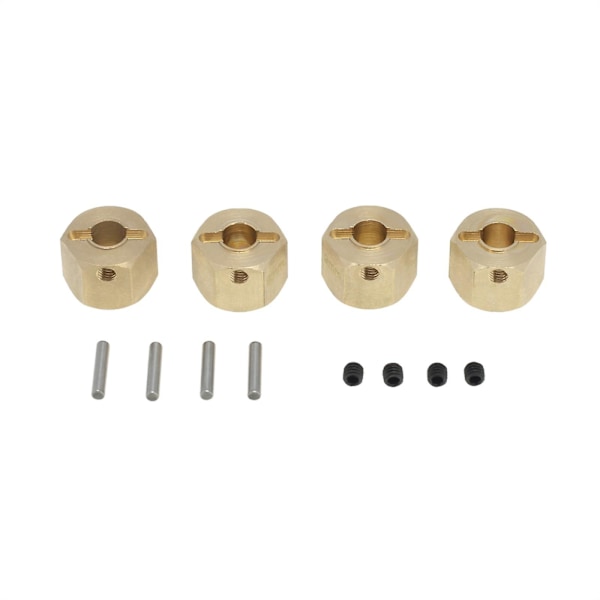 4x Pyörän Hex Hub -adapterit SCX10 CC01 WRAITH 90027 90034 1/12 RC-autoon 9mm (C)