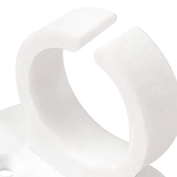 Hvide poolkøspidser (13 mm) til reparation - Inkluderer 4 kridtklodser