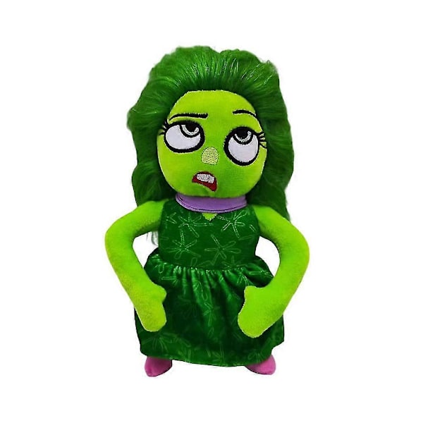 2024 Disney Pixar Inside Out Ilska Sorg Rädsla Glädje Ångest Avsky Karaktär Plyschleksaker Mjuk Fylld Dock Barnpresent 6 Stilar   -Sy