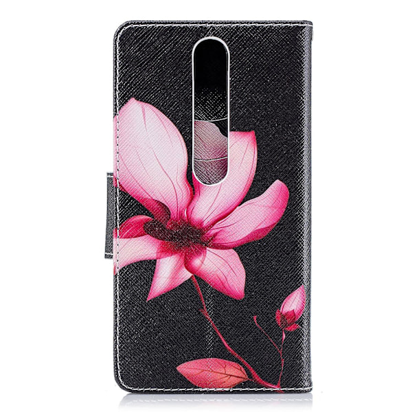 Til Nokia 6.1 (5,5-tommer) Mønstret PU Læder Stand Mobiltelefon Cover Mønster I6(FCC)