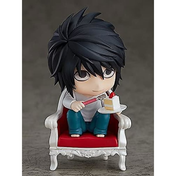 10cm Death Note Samlefigur - Manga Yagami Light & L - PVC-figurer - Animemodell - Hjemmedekorasjon