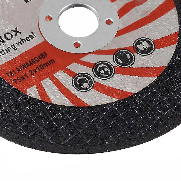 10 st 75 mm Mini Skärdisk Cirkulär Harts Slipsten för 10 mm Borr Slipverktyg Trä Kakel Skärning-meini