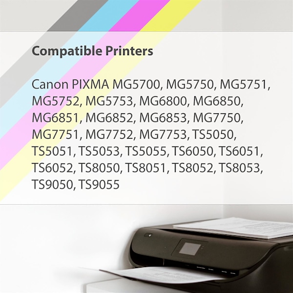 4 Magenta bläckpatroner för att ersätta Canon CLI-571M Kompatibel/icke-OEM från Magenta C-571