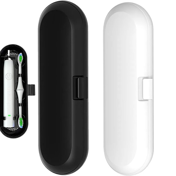 2-pack resefodral för tandborste, resefodral för elektrisk tandborste, för Braun Oral b elektrisk tandborste