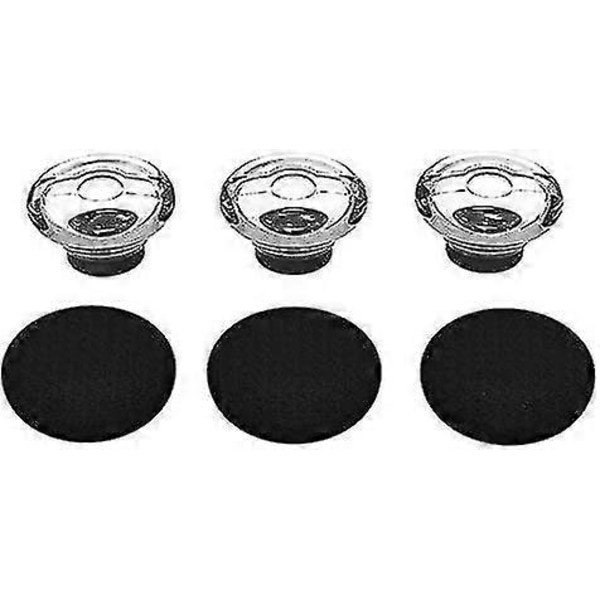 3x Öronproppar för Plantronics Voyager Legend Örontips Kit, Plantronics Voyager 5200 5220 5210 Bluetooth Headset Skumöverdrag - Medium Large Medium Small*3pack
