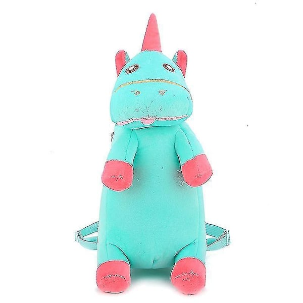 Ryggsekker Unicorngreen Enhjørning Vannmelon Rød 3d Tredimensjonal Søt Dyr Barn Skulderveske (C)