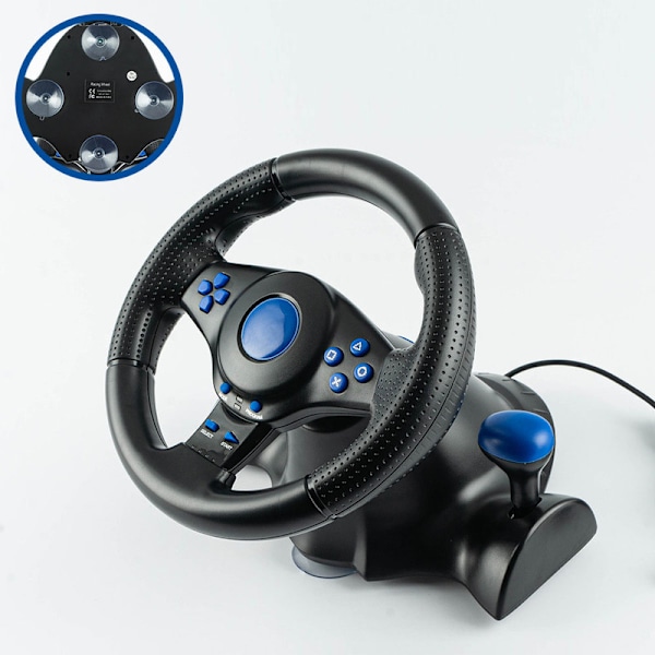 PS4/PS2/PS3/PC Racer Styrehjulscontroller Racing Stee