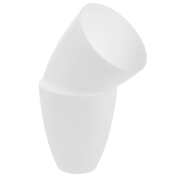 2 st Små Lampskärmar 30mm Öppning Bordlampa Skärm Armaturskärm [C] White 10X10X11.5CM