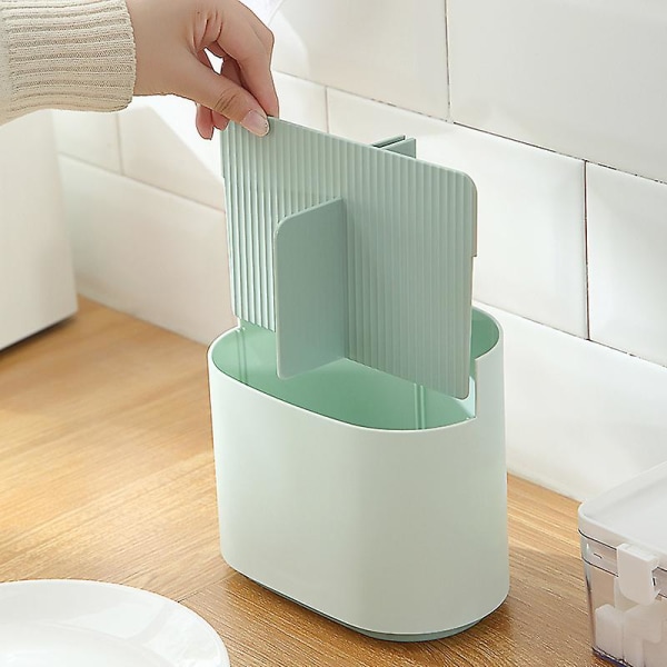 Minimalistisk Design Spispinneavlopp Stor Kapacitet Plast Stark Konstruktion Besticksavlopp Hushållsartiklar green