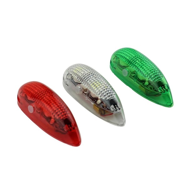3 st V3 Vattentäta Luftfartsljus LED-ljus Fastvingad FPV RC-flygplan Traverserande Maskin Natt