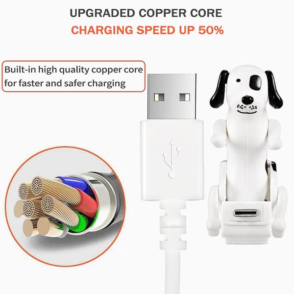 Kæledyrsvenligt USB-opladerkabel til Type C-telefon 1,2 m Touch Switch Hvid[C]