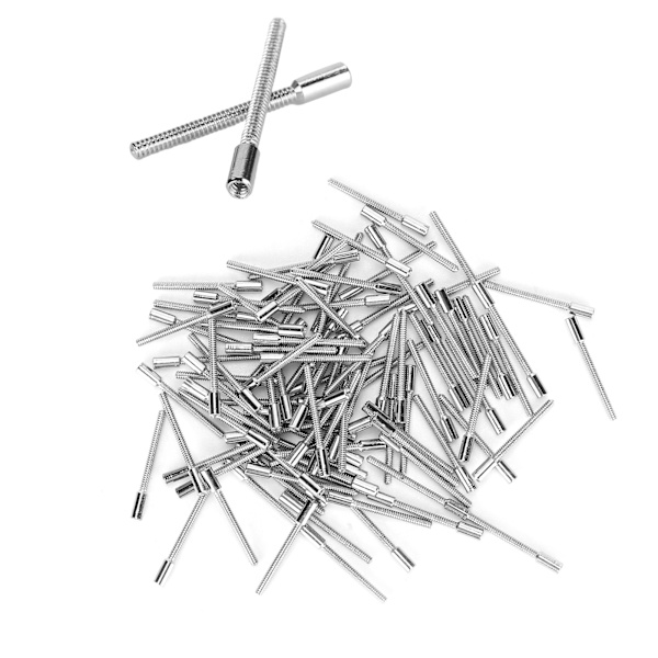 100 st 0,9 mm Vindningsaxlar Klockrörelse Tillbehör Ersättningsdel för Klockreparation [C]