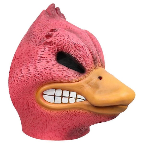 2022 Arg Angry Duck Ansiktsmask Latex Rolig Cartoon Djurhuvud Ansiktsmask Halloween Party Cosplay Rekvisita Bar Dekorationer Presenter