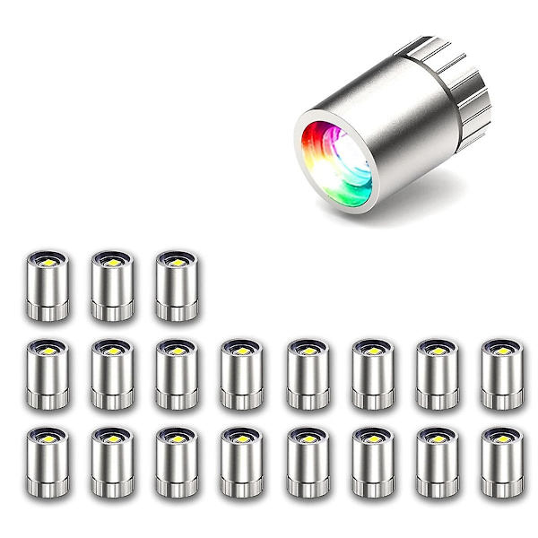 20 stk. Miniature LED-lys, små lys til håndværk, miniaturelys batteridrevet, lys (multifarvet skiftende)