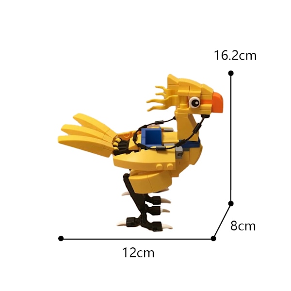 Final Bird Chocobo Byggesæt Idé Saml Cloud Strife og Sephiroth Legetøj