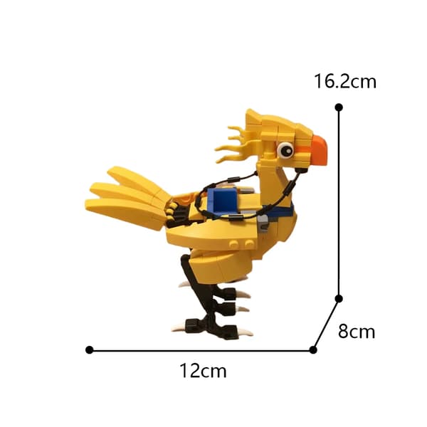 Final Bird Chocobo Byggesett Idé Monter Cloud Strife og Sephiroth Leker