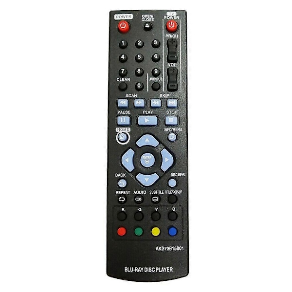 Ny AKB73615801 Fjärrkontroll För LG Blu-Ray DVD-spelare BD BP220 BP320 BP125 (FCC)