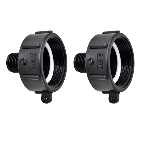 4 st IBC-behållare Adapter 275 330 IBC-adapter Fint gäng 2 tum NPS Vattentank Trädgårdsslang Adapter Koppling