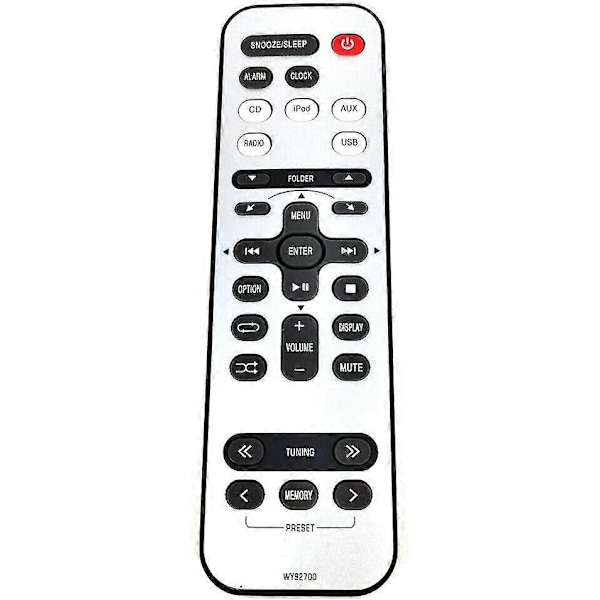 WY92700 Fjernkontroll for Yamaha Micro CD-Receiver Fjernkontroll TSX-112ML TSX-112BL (FCC)
