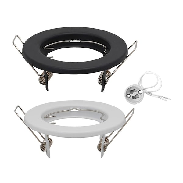 6 stk. Nedhængt LED Loftlampe Ramme Indbygget MR16 Loft Spotlys Armatur