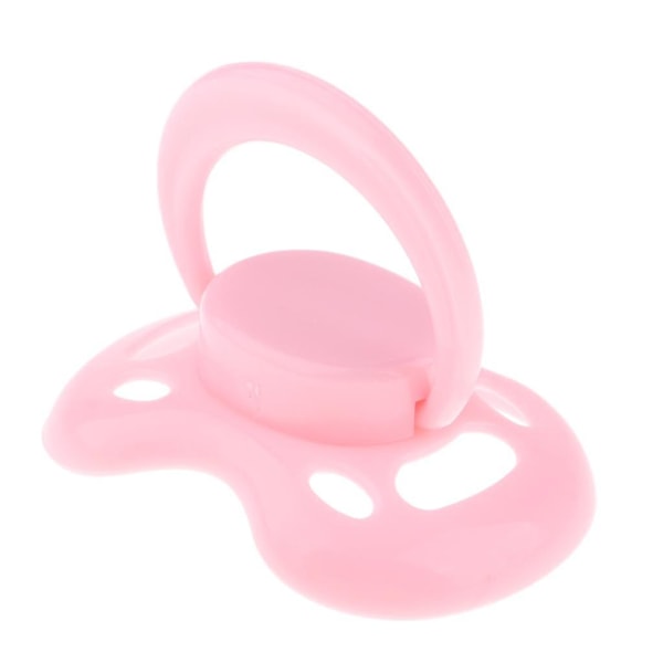 4x Söt Magnetisk Napp för Återfödd Nyfödd Babydocka Tillbehör Rosa (C)