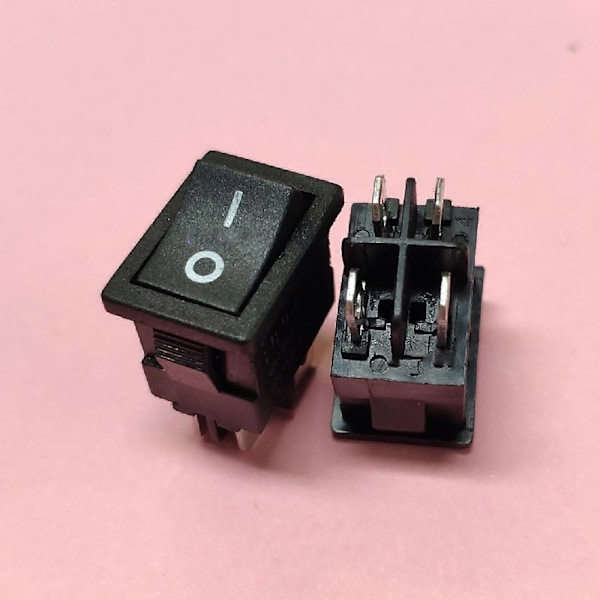 Strømbryter 6A250V T85/55 4 Pin 2 Gir Båttype Bryter Erstatning (HYYC)