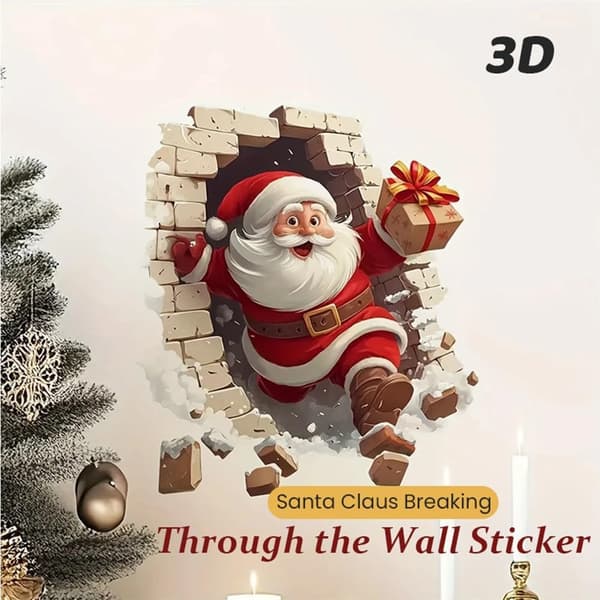 3D Julepynt Julemand Figur 35x40cm[C]