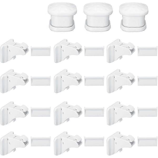 Magnetisk dörrstopp med 12 lås och 3 krokar