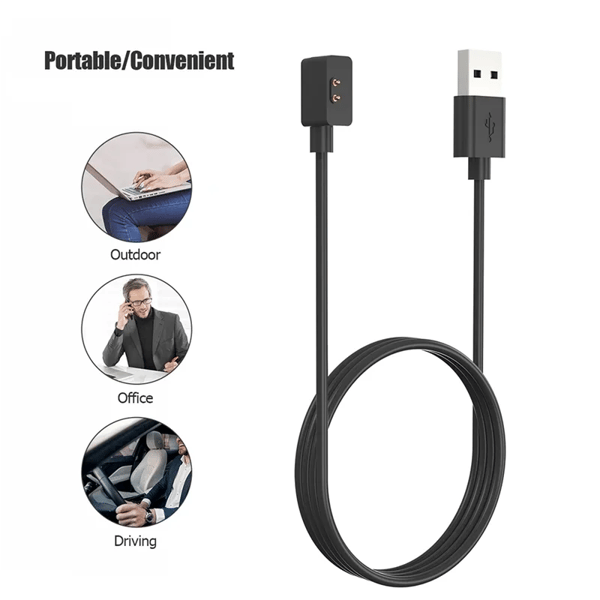 USB magnetisk lader aktiv smartklokke ladekabel