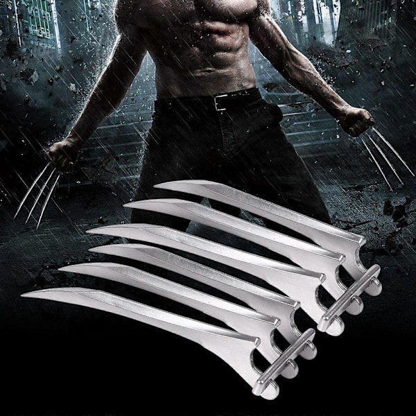 NYA Wolverine-klor X-Men-set i ABS-plast för cosplay och samling