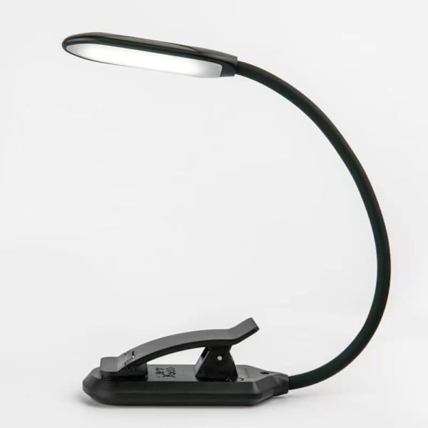 INF Boklampe med 3 lysfarger og dimmer / Oppladbar leselampe