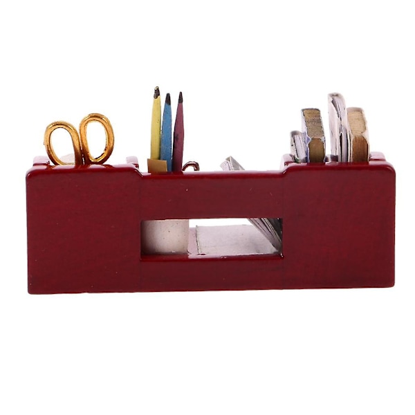 1/12 Dockskåp Miniatyr ACCS Hem Möbler Bokhylla Skrivbord Förvaring (C)