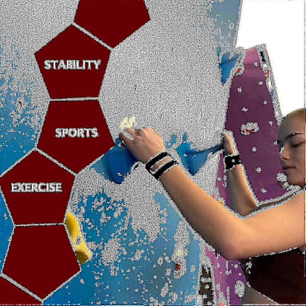 Justerbar håndledsstøtte fra Wrist Widget til TFCC-skader, One Size Fits Most. Til venstre og højre håndled, støtte til vægtbærende belastning, træning (HYYC)