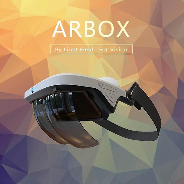 AR-headset, smarta AR-glasögon 3D-video förstärkt verklighet VR-headsetglasögon för iPhone & Android 3D-videor och spel