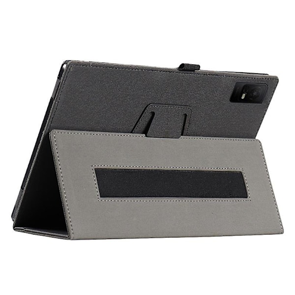 Til TCL NxtPaper 11 Tablet Etui Hud-touch Stativ PU Læder Stødtæt Cover - Sort