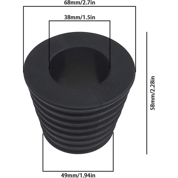 Parasollhullring Plugg Fleksibel Enkel Installasjon Parasollkjeglekile For Svømmebasseng Balkong[C] Umbrella Cone*2pcs