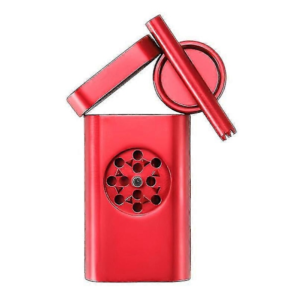 Alt-i-én Dugout Grinder Beholder Opbevaringsetui Med Mini Grinder Alt-i-én