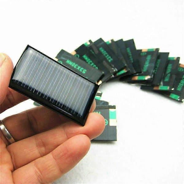 10 stk./sæt DIY Legetøj 5V 30mA 53X30mm Mikro Mini Lille Strøm Solceller Panel
