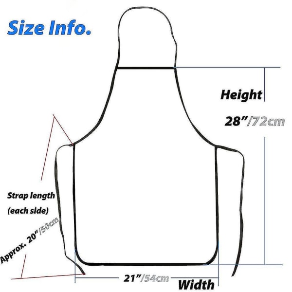 Roliga Köksförkläden för Vuxna, Tryckta med Motiv, Kockförkläde, Fest, Middag, Grill, Köksbib, Klänningar[C] flash