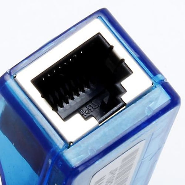 Blå USB 2.0 Ethernet 10/100 Nätverks LAN RJ45 Adapterkort (C)