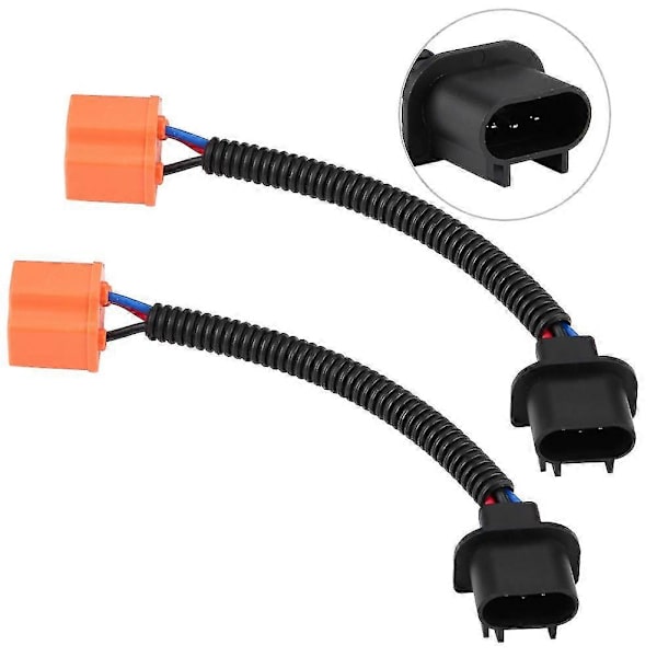H13 till H4 Strålkastarkonverteringskabeladapter - 2-pack