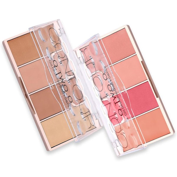 Bronzer Highlighter & Blush Bronzer Blush Sminkepalett Rougepalett 03 (C)