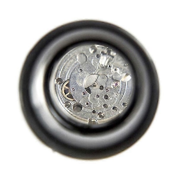Y9RE 10X Clip-On Glasögonförstorare Metalllegering Smyckeslupp Lins Förstoringsglas Urmakare Inspektionsverktyg Röd/Blå Motorfordonsbelysning (C)