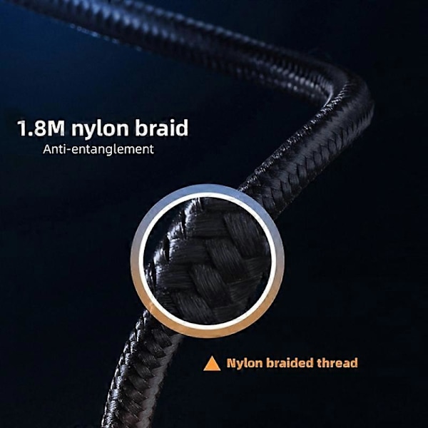 För Lenovo Dator 135W Typ-C till Fyrkantig Strömladdningskabel 1.8m Laddningssladd (C)
