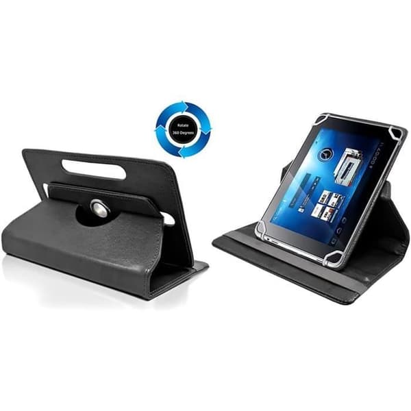 Universal roterende etui til tablets op til 10,1\" - Sort[YJD]