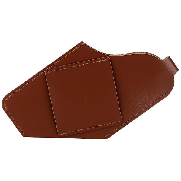 Universal Mænds Læder Mobiltelefon Holster Pung Talje Taske - 3 Farver Hk Coffee L