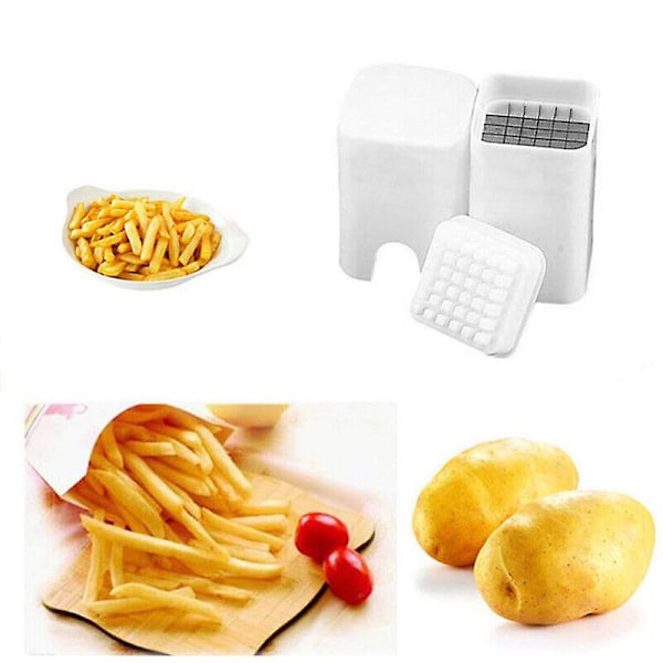 Potatisflis-skärare, Chip Cutter, Hackare, Multifunktionell Manuell Grönsaks- och Matskärare